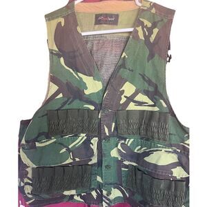 Red Head Vintage Camo Hunting Vest L Mesh with Bird Pouch And Ammo Pkts